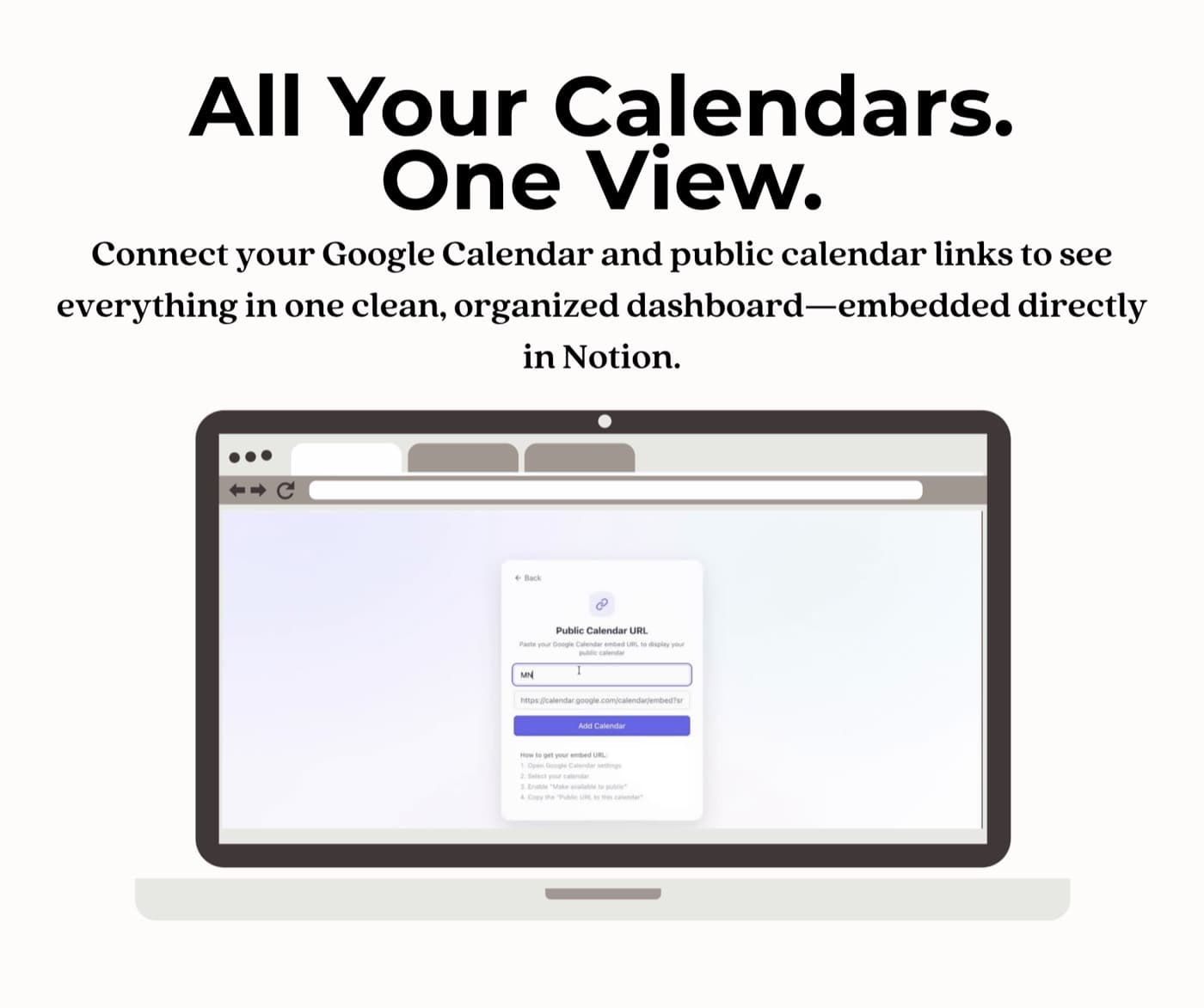 Google Calendar Notion Widget — view 2 of 5